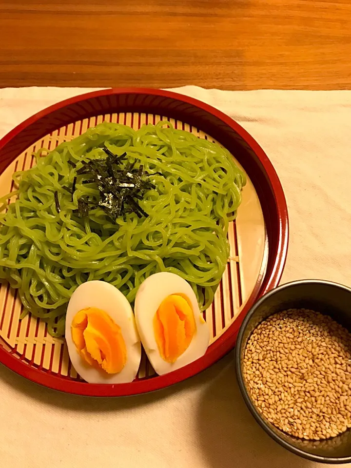 ざるラーメン
#海藻入り麺|ATSUMIさん