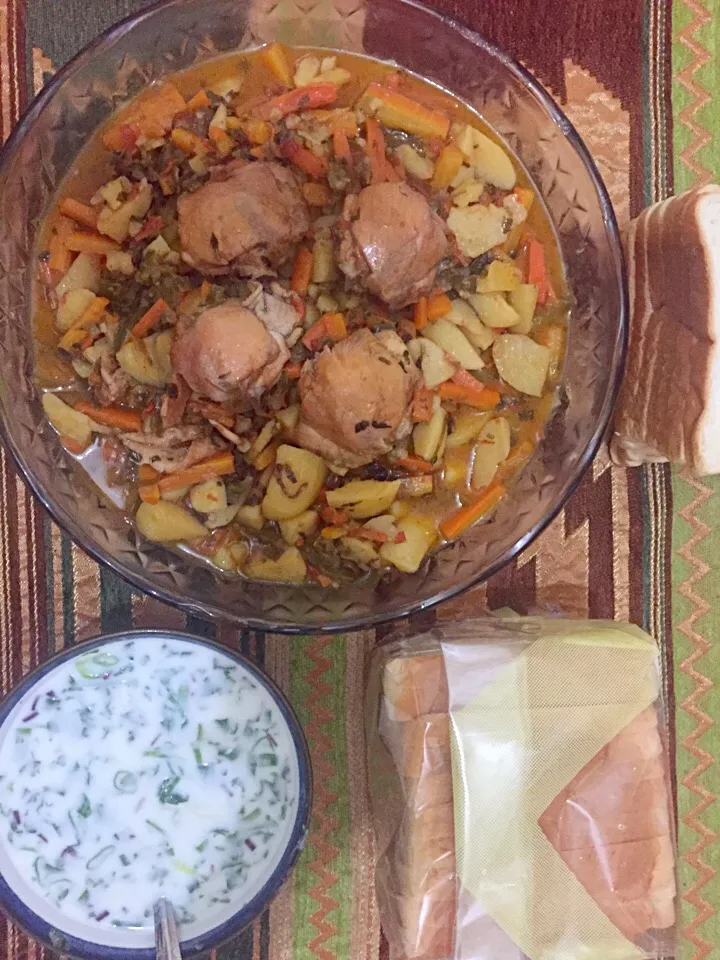 Snapdishの料理写真:Iftar time... tajikistan food|Gisella Saidovaさん