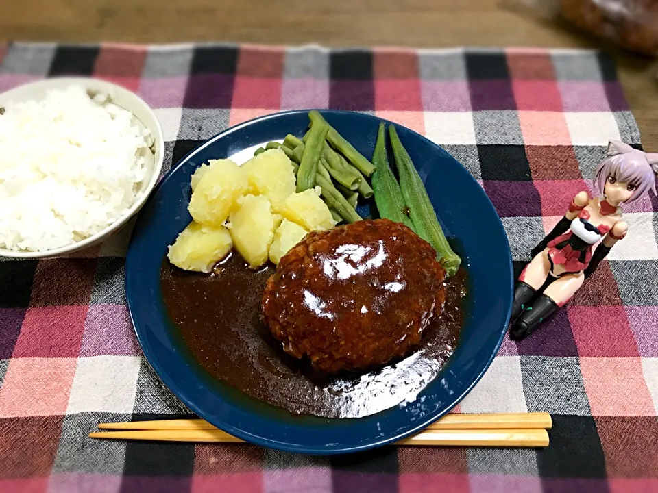 ハンバーグ|しいたけ茶さん