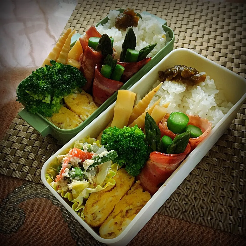 #お弁当 #お昼ご飯 #根曲り竹 #山菜

6.2 主人採って私のお弁当🍱
職場のおねいさんから、山菜白和えやウド味噌等いただきました😍|renharuruさん