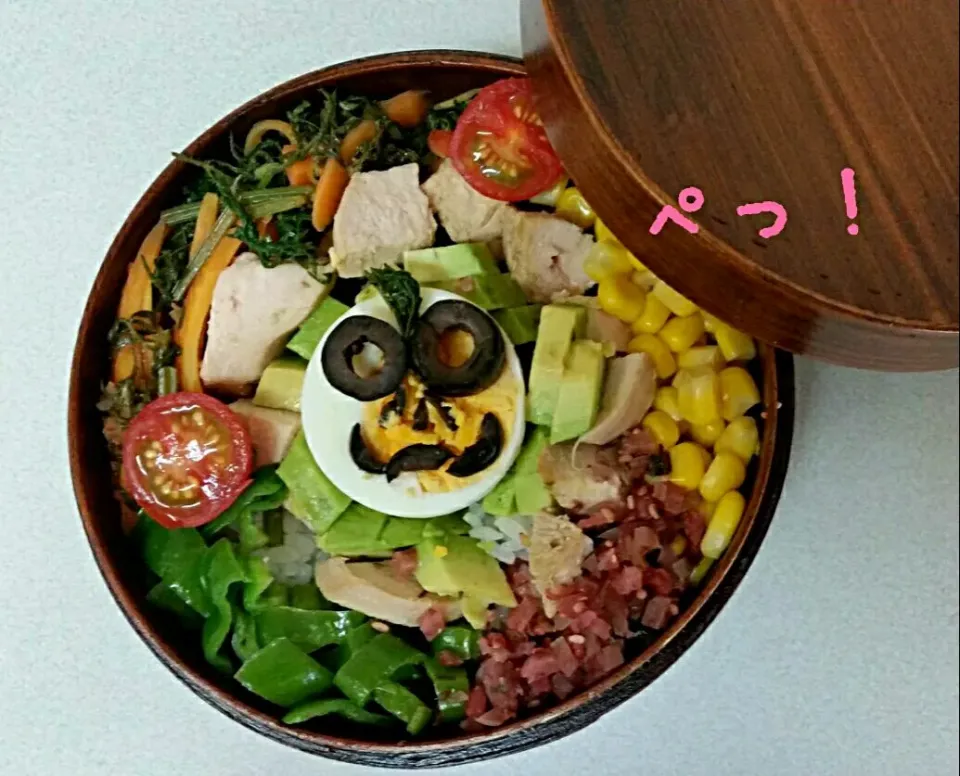 まるまちゃん🙆の鶏チャーシューで加トちゃん丼👃✌|りえぞ～さん