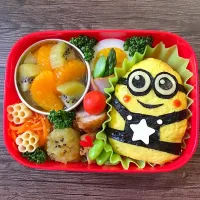 Snapdishの料理写真:ミニオンオムライス|yukihondaさん