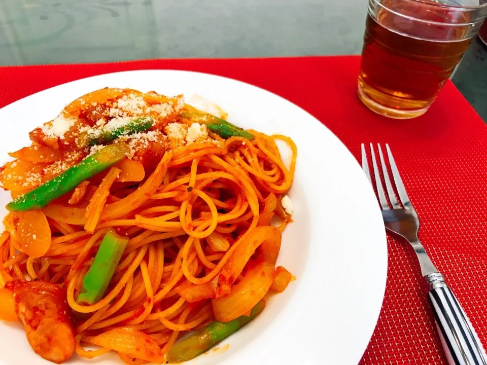 トマトソースパスタ|あずささん