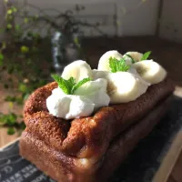 ひろりんさんの料理 超簡単♫混ぜるだけ♫ バナナカスタードケーキ♡