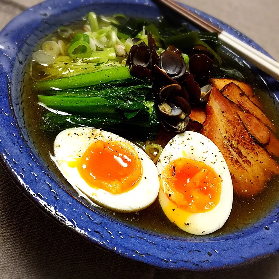 冷たいしじみラーメン|シローさん