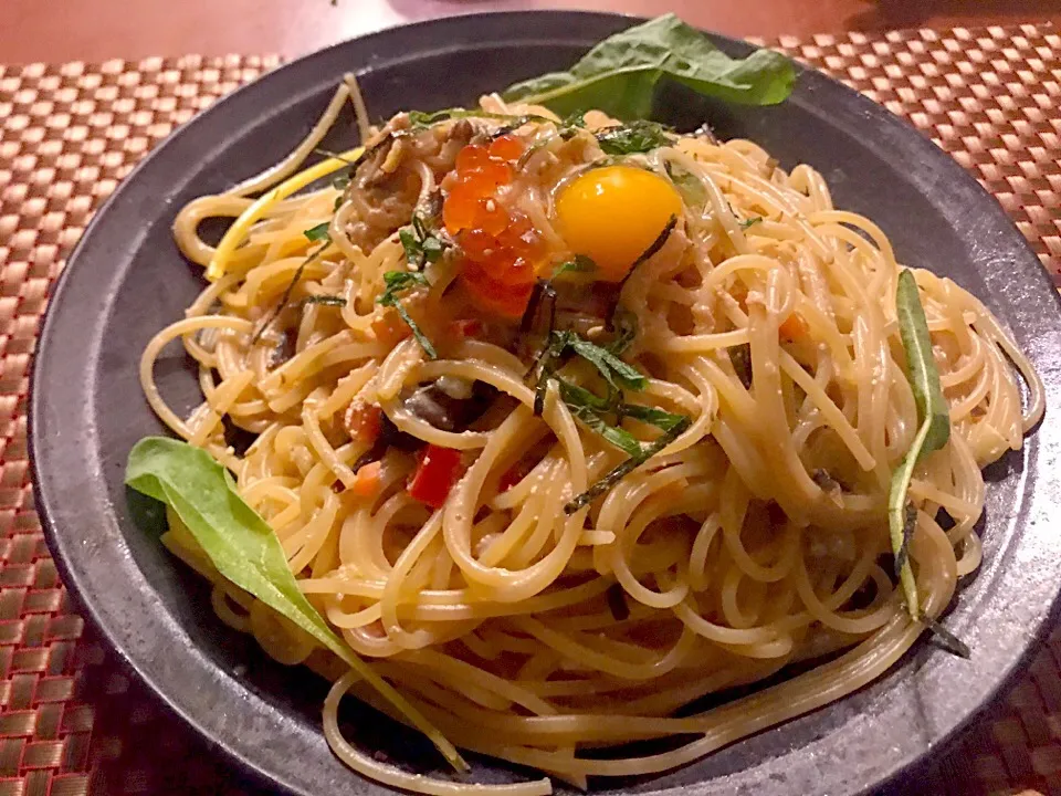 Pasta w/cream cod roe✨たらこ豆乳ｸﾘｰﾑごま昆布ﾊﾟｽﾀ|🌈Ami🍻さん