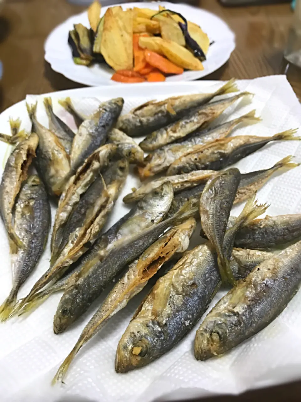 豆アジの唐揚げ🐟|wildcat山猫さん