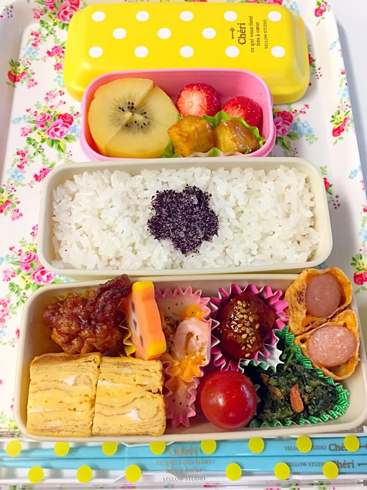 中２娘の土曜日学校お弁当✨|naoちんさん