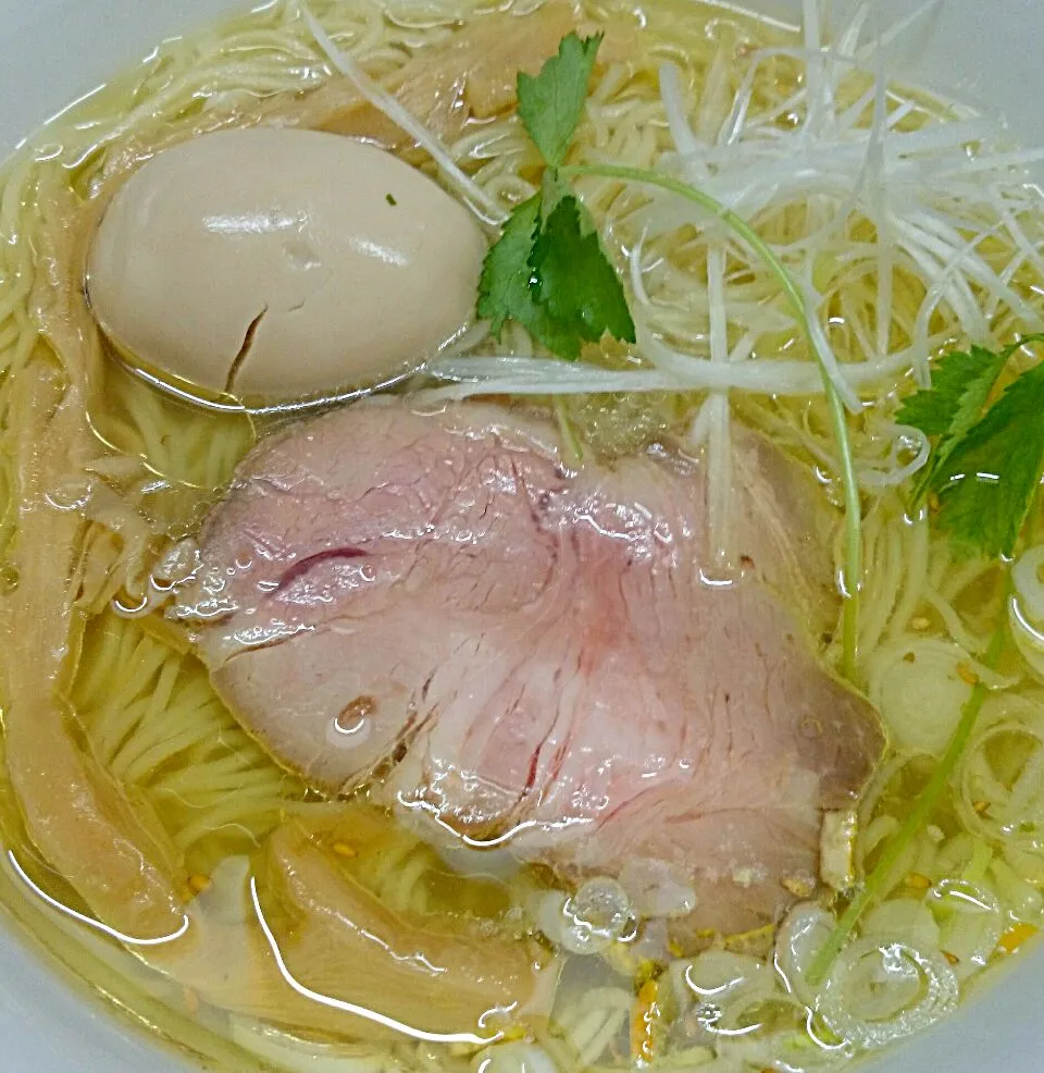 Snapdishの料理写真:#麺活  ~鶏塩そば~|りくれんさん