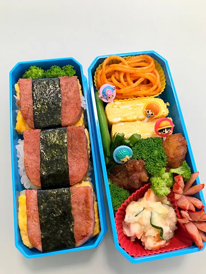 ポーク玉子おにぎり弁当☆|くるりん★さん