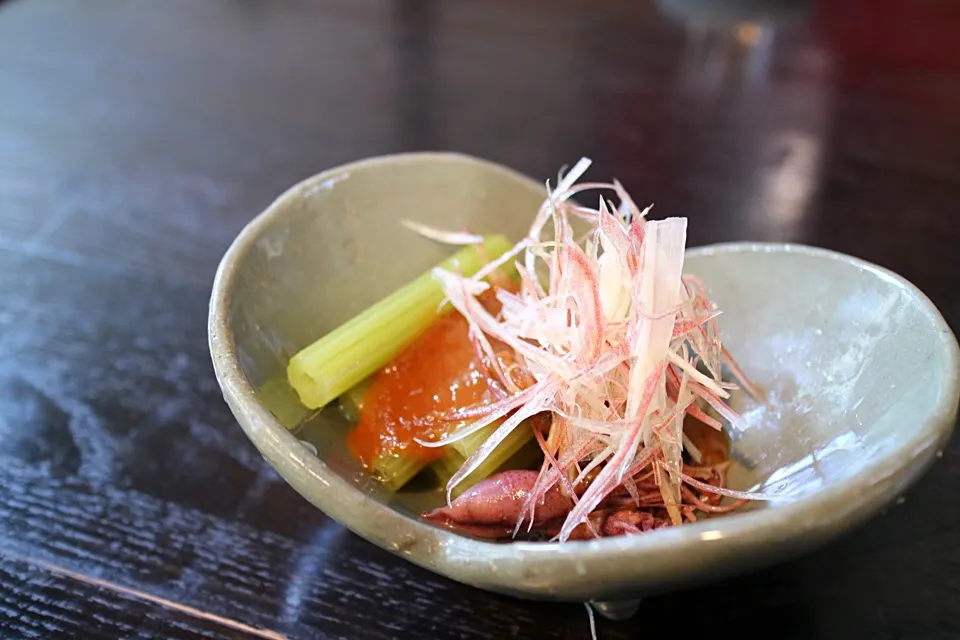 ふきとほたるイカの辛子味噌あえ|マハロ菊池さん