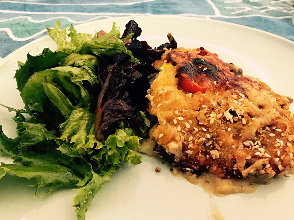 #Eggvegcottagepie #greens #vegetarian|Sergio Lacuevaさん