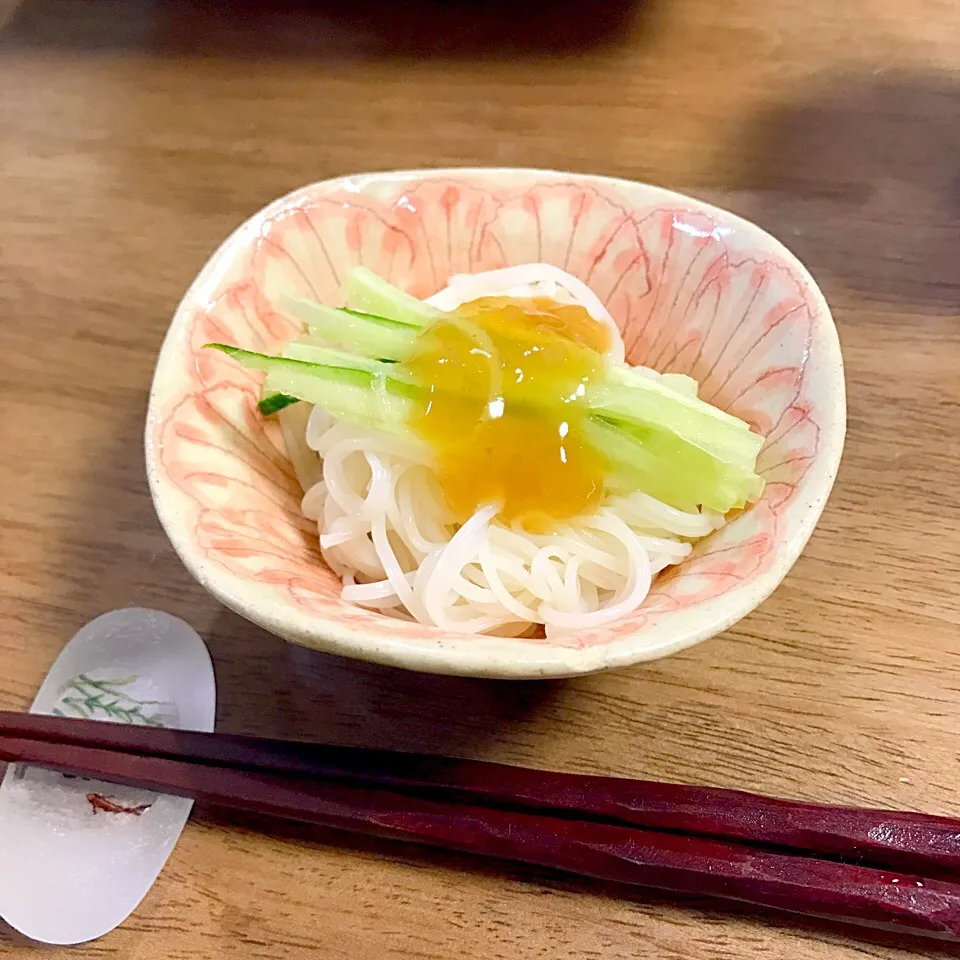 テーブルビネガーそうめん|♪なつぱんだ♪さん