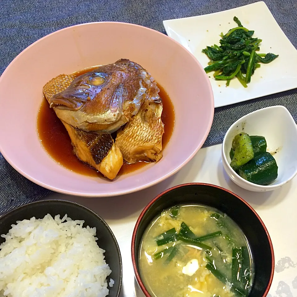 Snapdishの料理写真:グリーンな夕食♡2017/06/03|ちび太さん