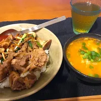 プルコギ丼&鳥のユッケジャンふう#|cheoleeさん