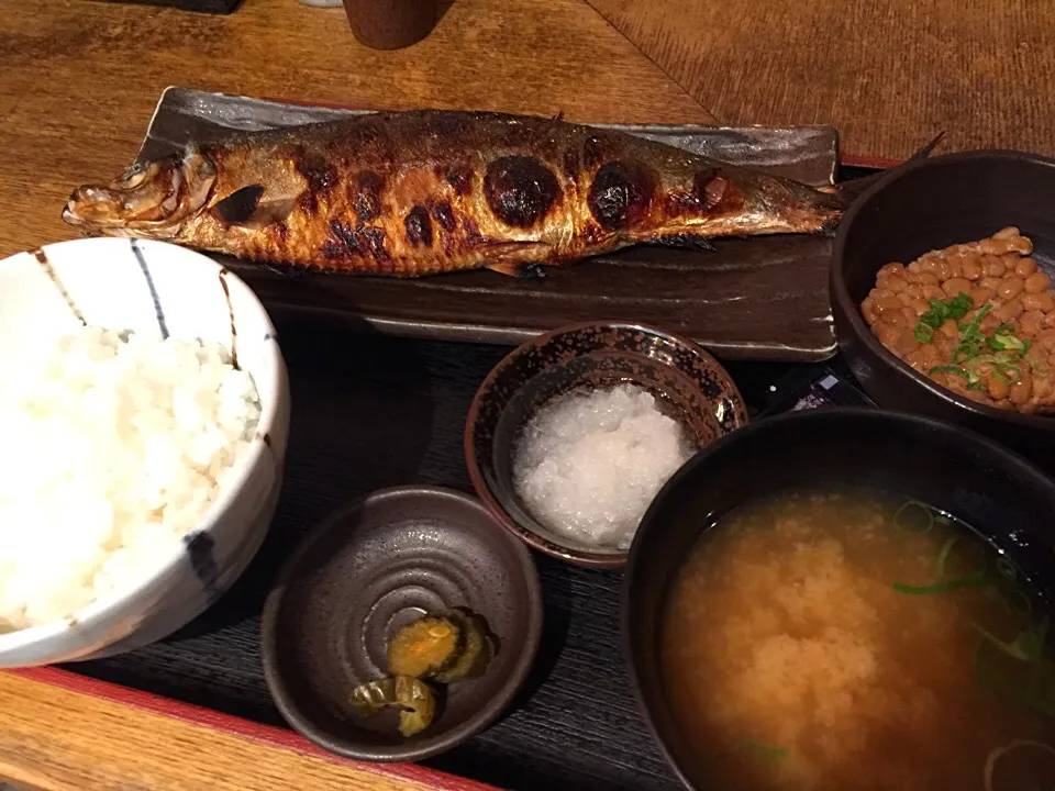 にしんの塩焼き定食＋納豆|T. Wonderさん