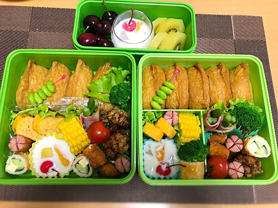 お弁当#運動会弁当 #いなり寿司 #体育会|Rinさん