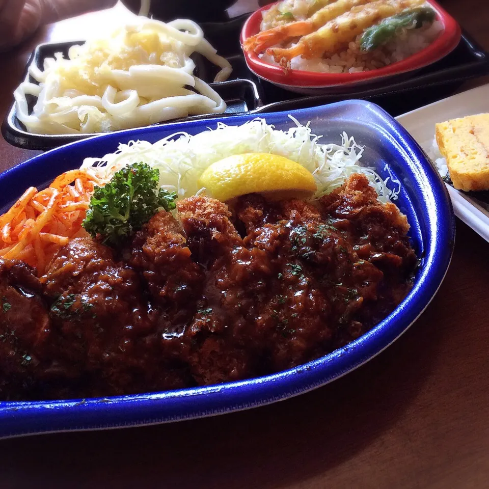 実家でランチ カレーチキンかつライス 2017.6.3|キラ姫さん