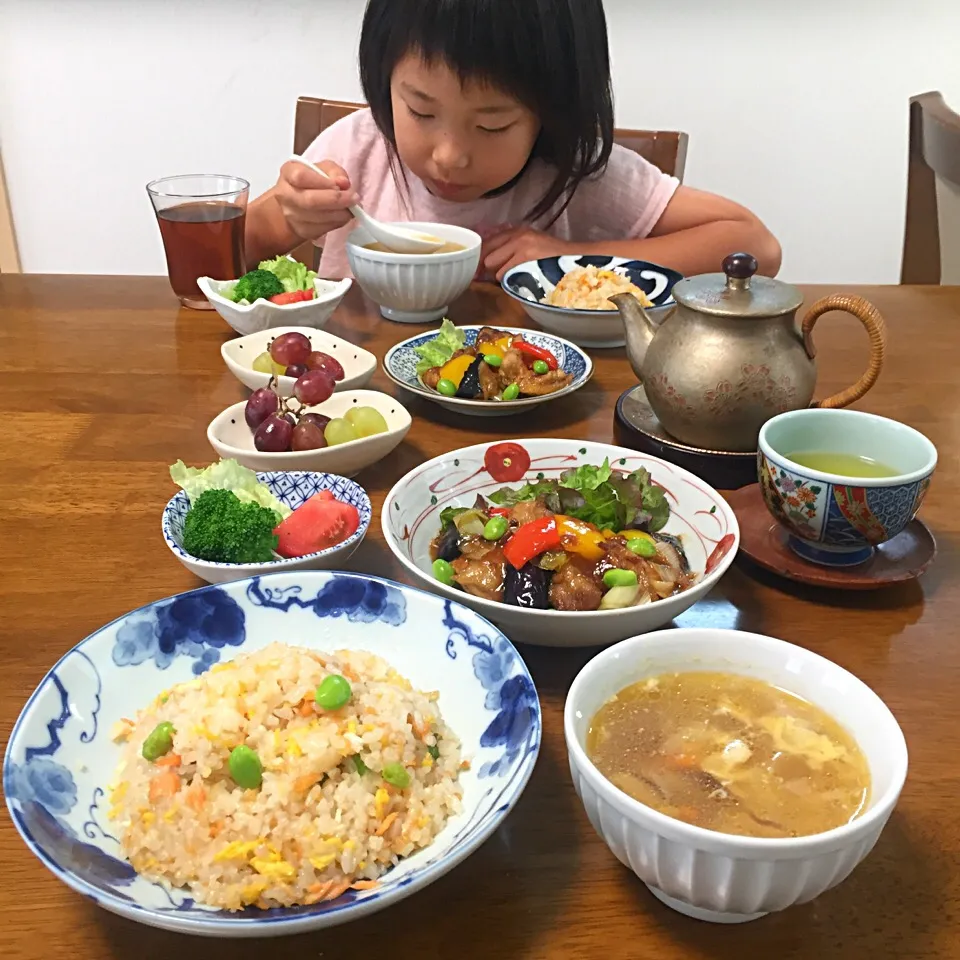 中華定食#おうちごはん #手料理 #中華|ゆかりさん