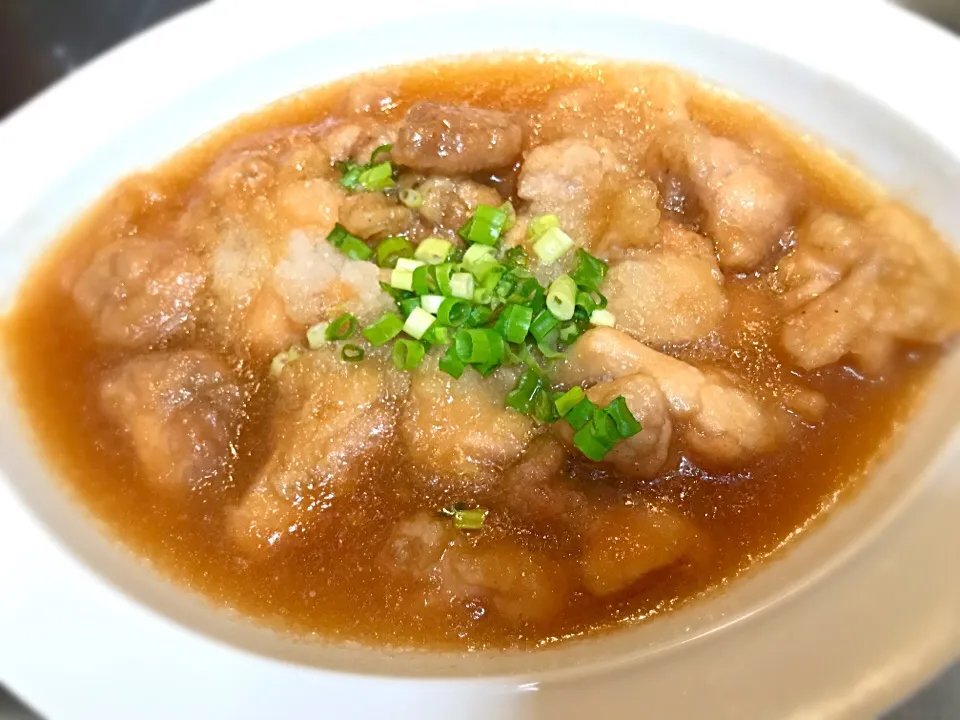 鶏もも肉のみぞれ煮|さきたんさん