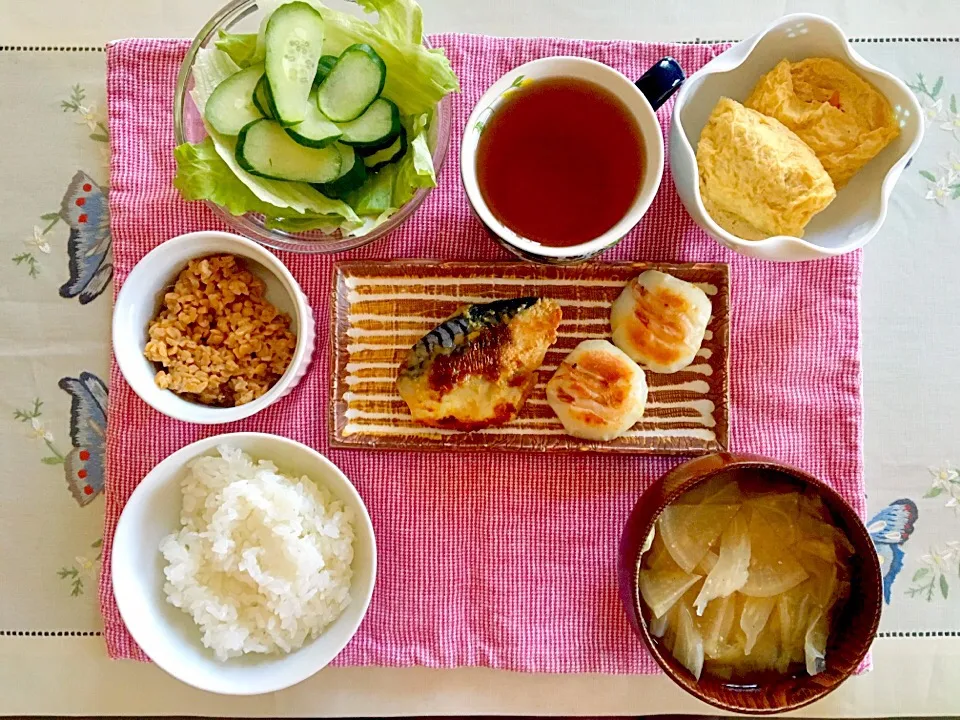 Snapdishの料理写真:鯖の西京焼きのご飯|みよさん