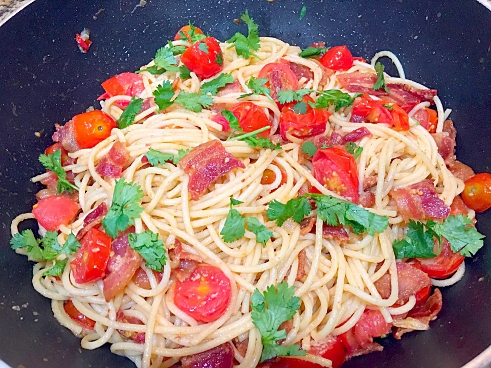 Bacon tomato pasta|jenny belcherさん