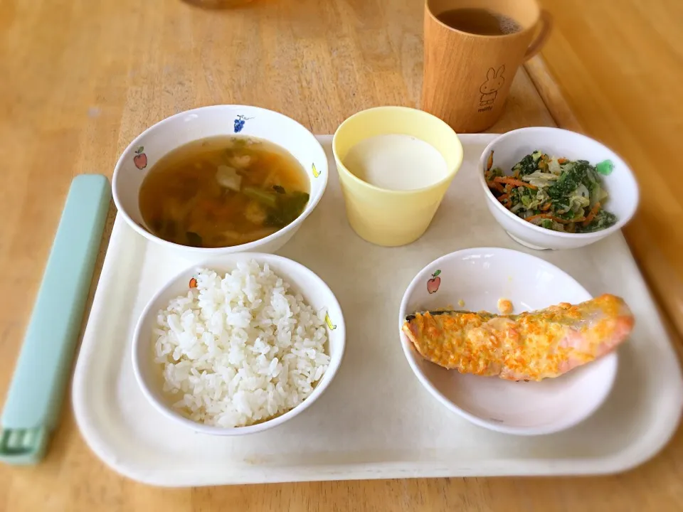 幼稚園 給食試食会🍴|チビミミさん