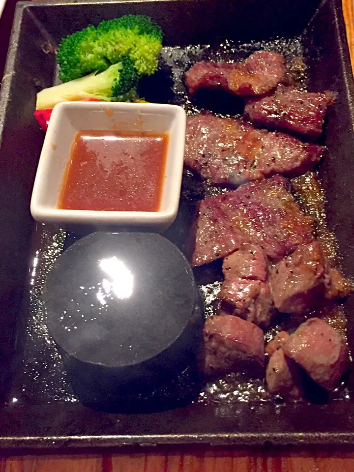 Grilled angus short rib & beef fillet steak|Sky Blueさん