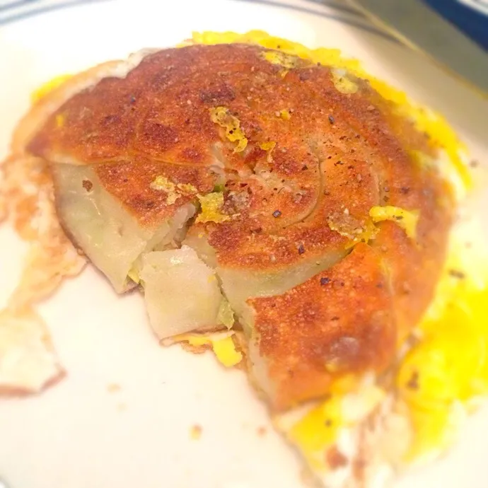 Scallion pancake 蔥油餅 with eggs|SPJWUさん