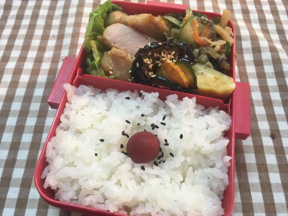 Snapdishの料理写真:6月6日 お天気 下げ〜〜 弁当|sakuramochiさん