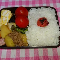 新じゃがで肉じゃが日の丸弁当！ゆずへ|なぎこさん