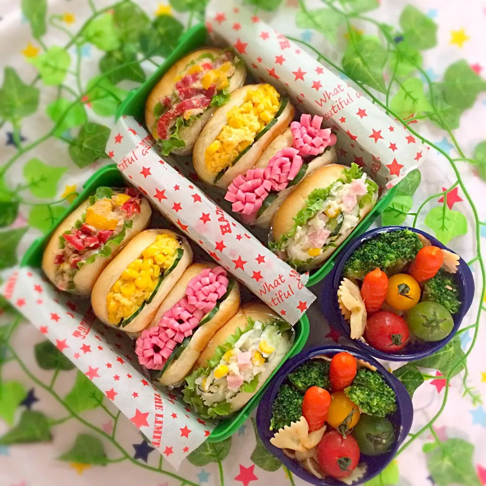 今日の双子息子のお弁当|ゆりねかふぇさん