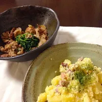 豆苗と豚肉の炒め物
じゃがいもゴロゴロサラダ|ゆりさん