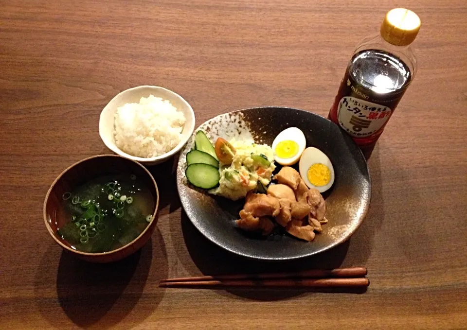 鶏肉の黒酢さっぱり煮|Chassさん