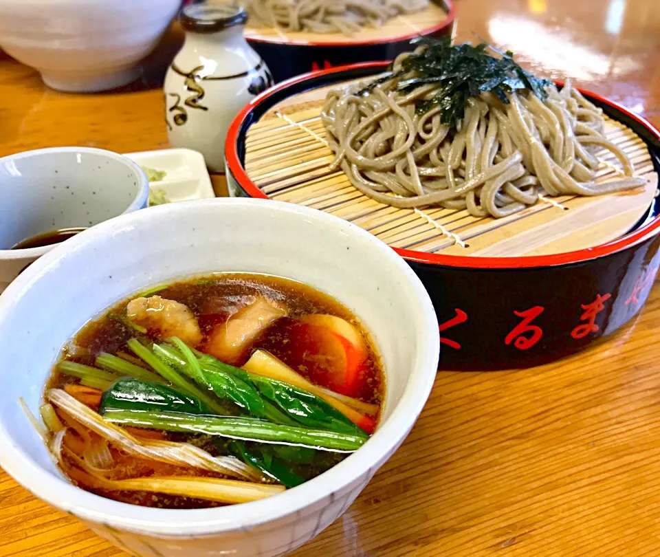 昼ごはん 地鶏ざるそば|砂雪さん