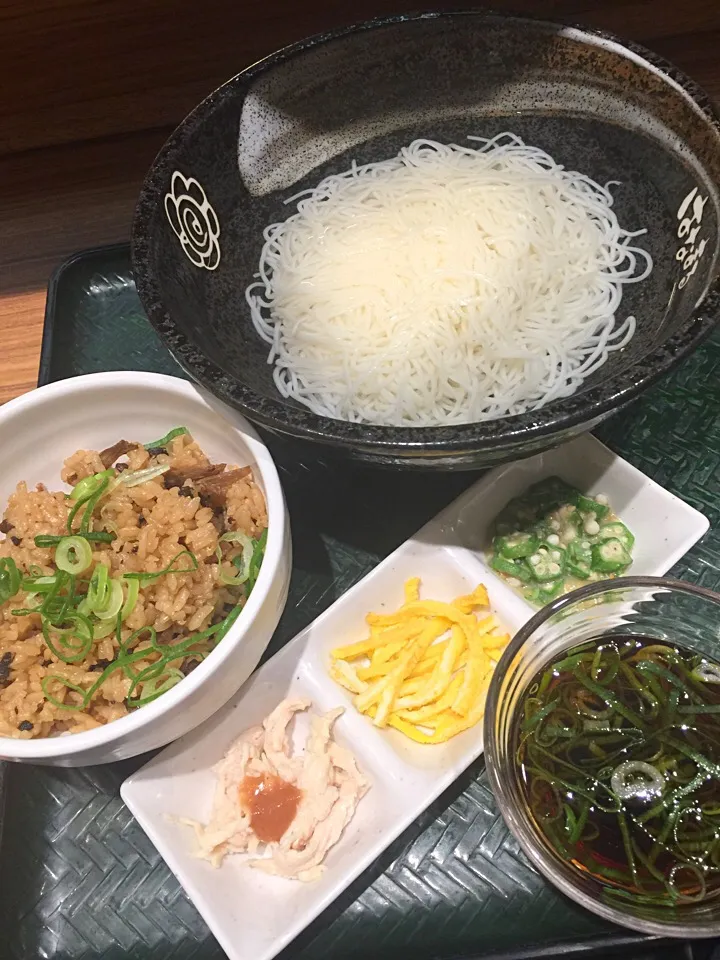 うどん県のそうめん＋鶏めしセット|T. Wonderさん