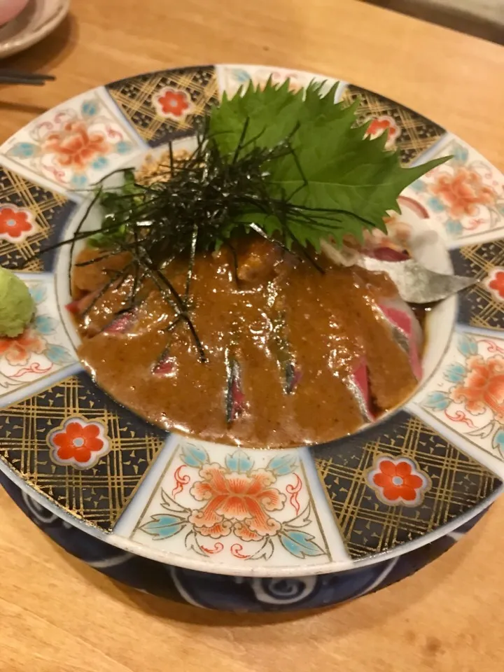 博多名物のゴマサバ。 生鯖を普通に食べる。|織友さん