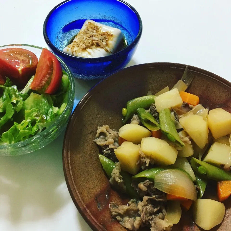 肉じゃが定食|ゆずさん