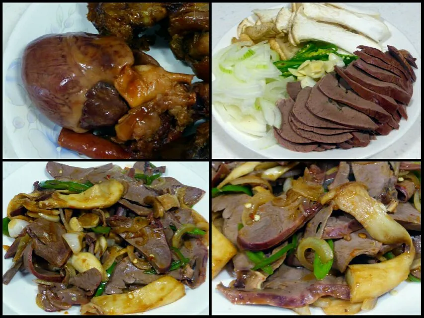 stir-fried pig heart|steven z.y.さん