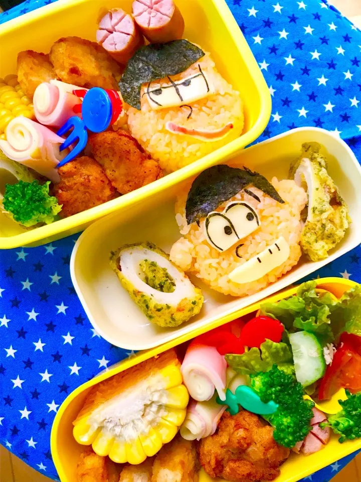 Snapdishの料理写真:長男 次男 幼稚園 お弁当🍱
#年少 #年長|ひかりさん