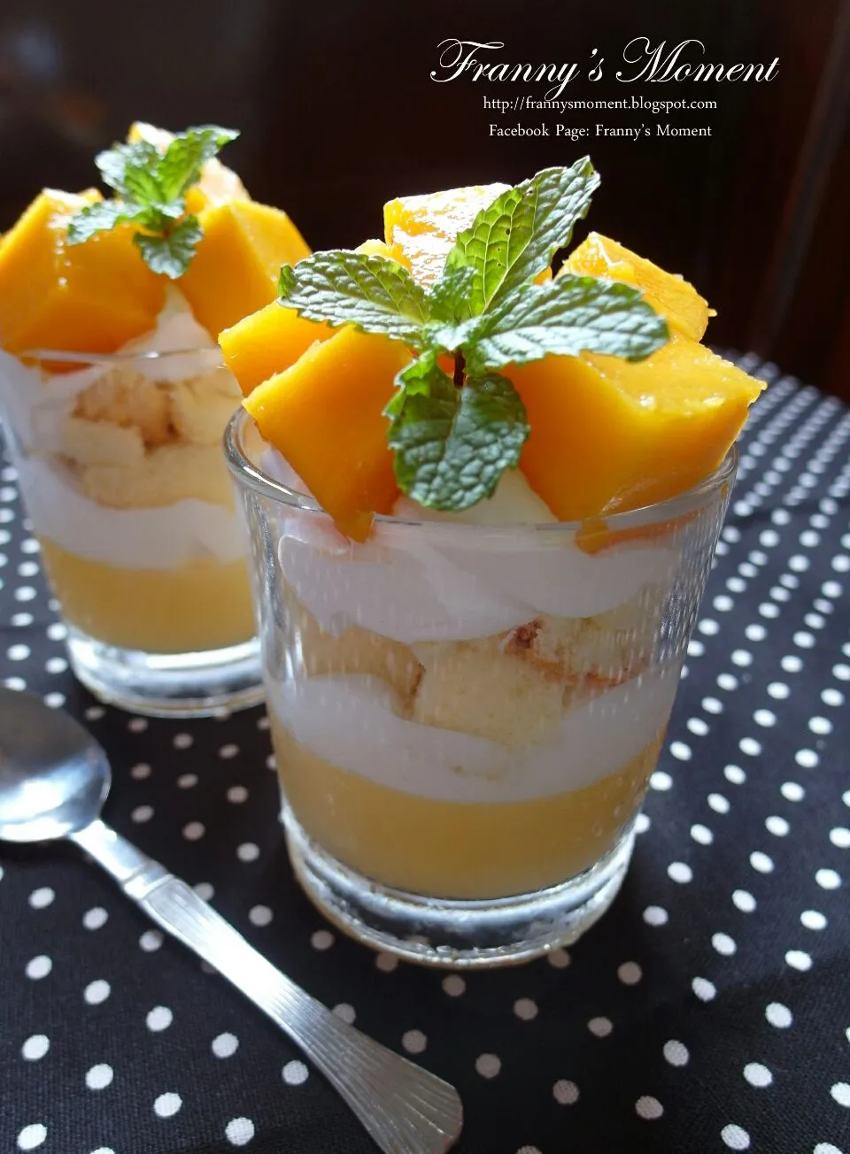 Mango pudding cake@cup|Frannyさん