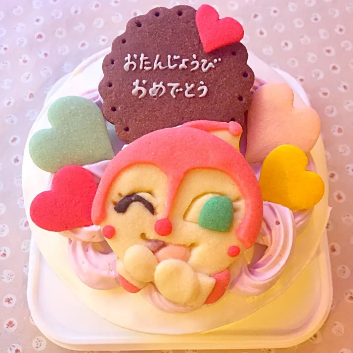 ドキンちゃん#ドキンちゃん#アンパンマン #お誕生日ケーキ #バースデーケーキ #デコレーションケーキ #ケーキ #クッキー #国産小麦粉使用 #アレルギー対応ケーキ #卵不使用|サント*シャペルさん