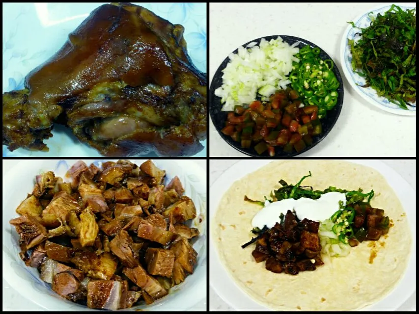 braised ham hock taco|steven z.y.さん