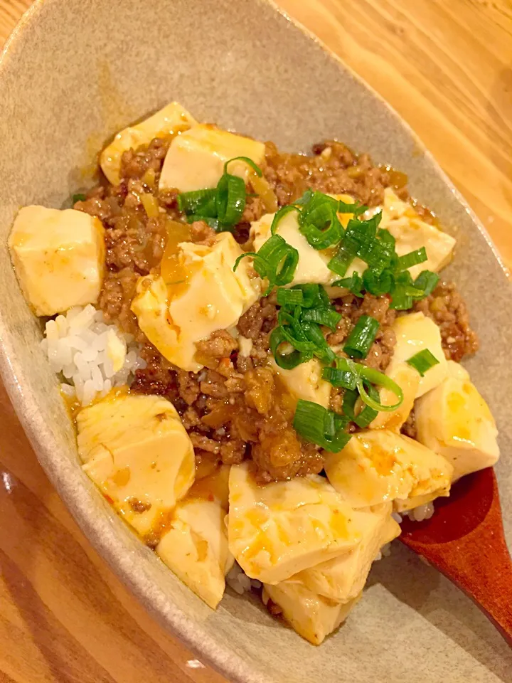 ♡麻婆丼♡ #麻婆豆腐#麻婆丼|りんりんさん