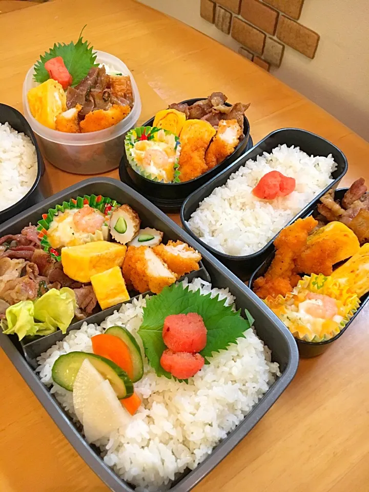 Snapdishの料理写真:6月8日。久しぶりの投稿？お弁当＆置き弁！|美也子さん