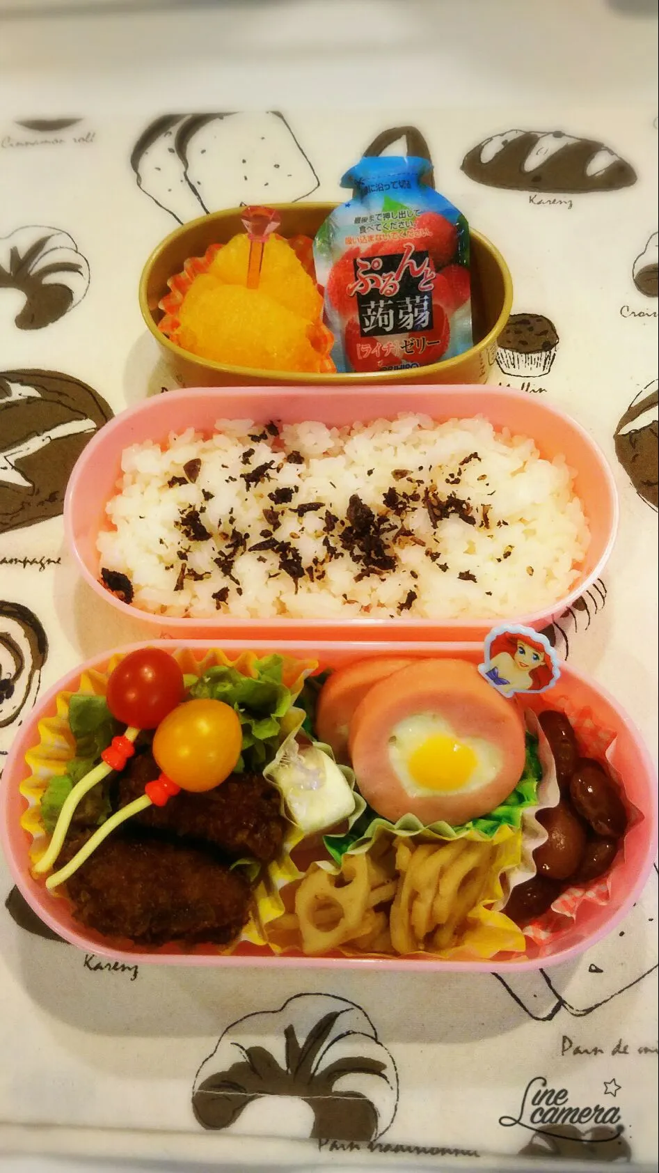 Snapdishの料理写真:今日のJK弁当|きみちさん