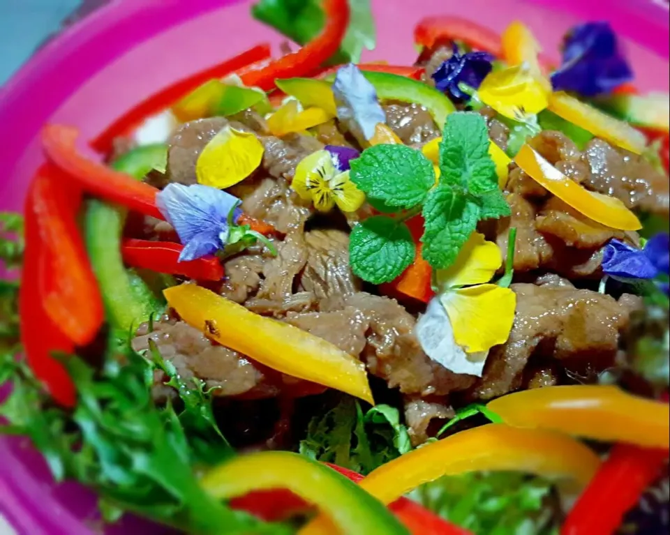 beef buloggi salad|Chua Jeanさん