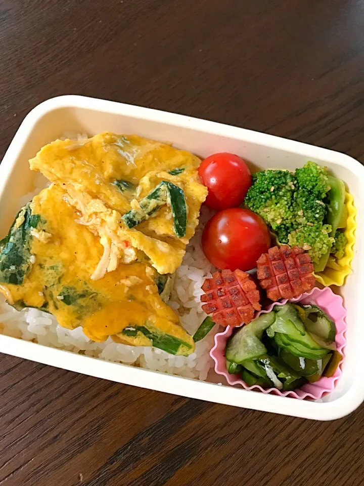 ニラ玉のっけ弁当|kiicoさん