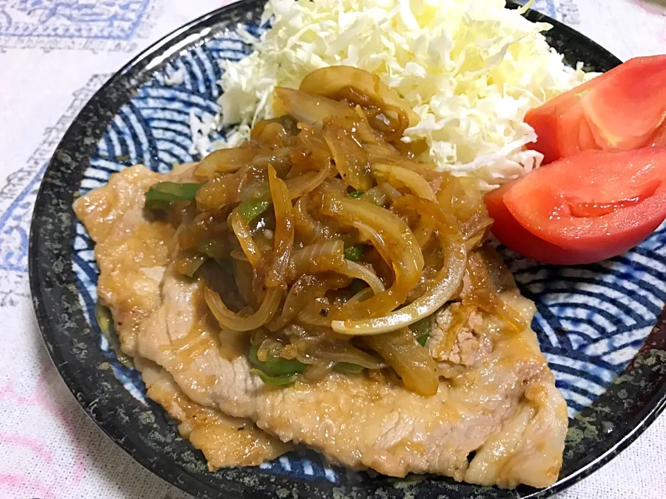 Snapdishの料理写真:豚ロース生姜焼き|Hiropanさん