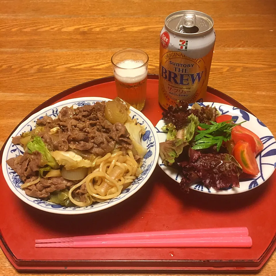 すき焼き風おかず😋手抜き💦
でも美味しい🍻🍷|RU.Farmさん